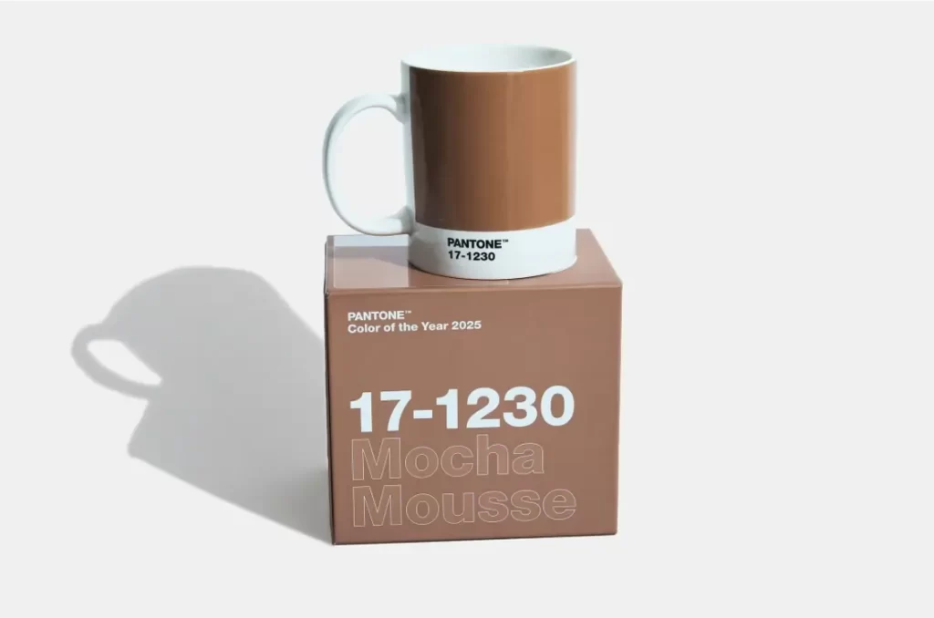 Pantone 17-1230 Mocha Mousse Colour of the Year banner